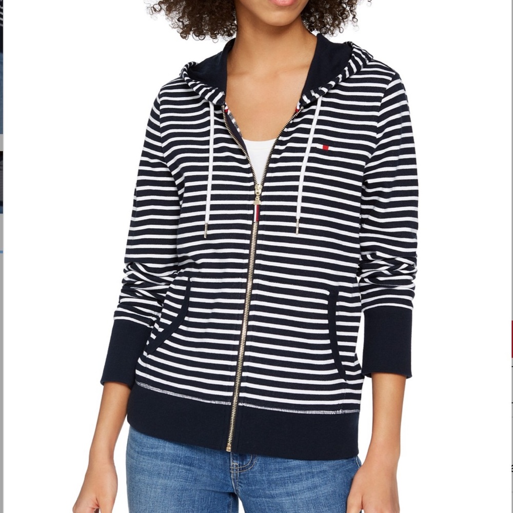 Tommy Hilfiger womens stripped hoodie